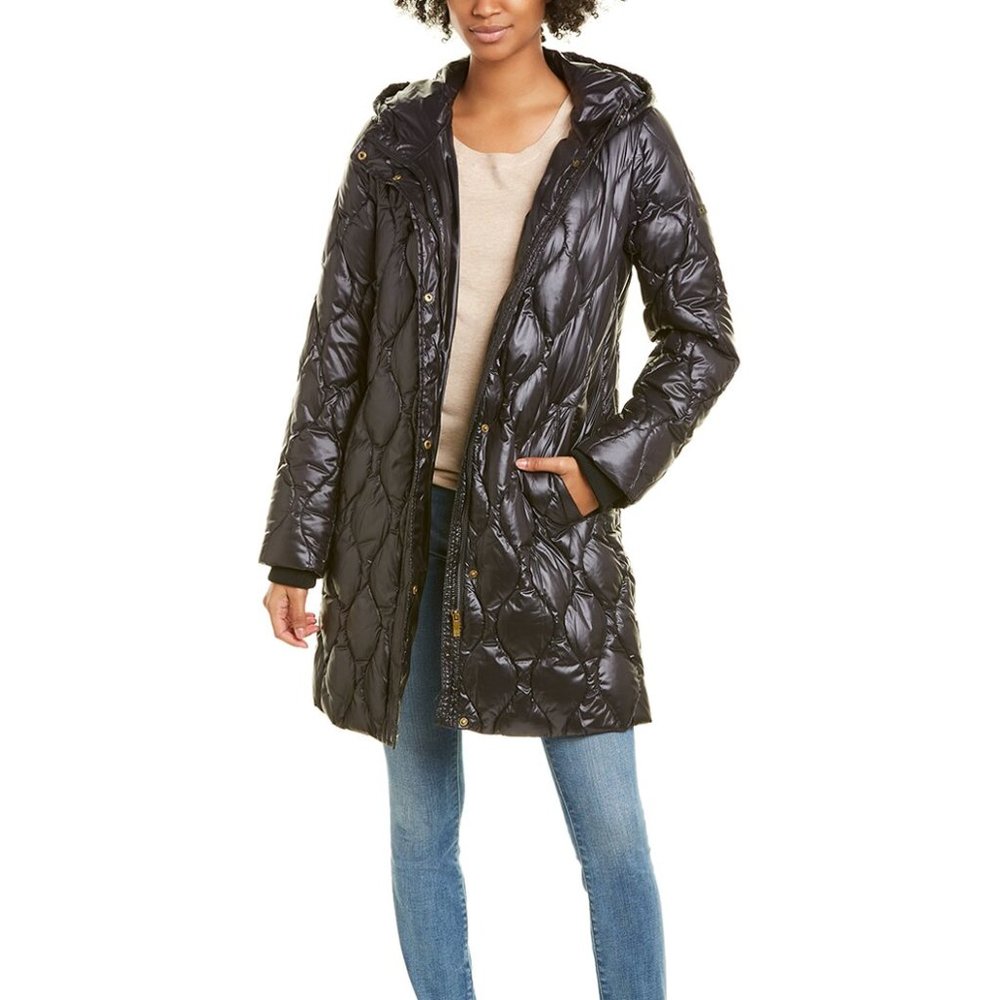 Donna Karan Quilted Down Coat